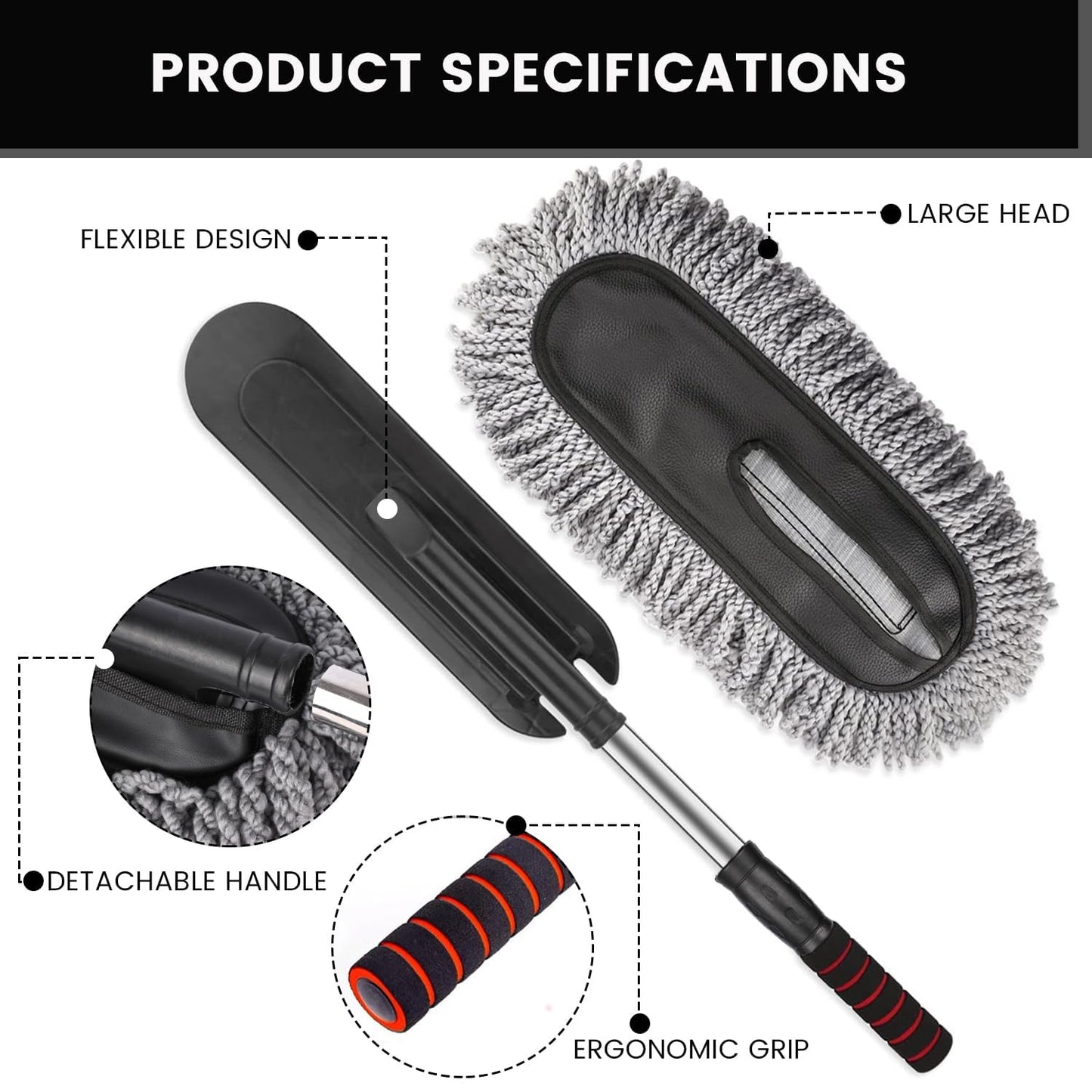 Microfiber™ Car Cleaning Brush