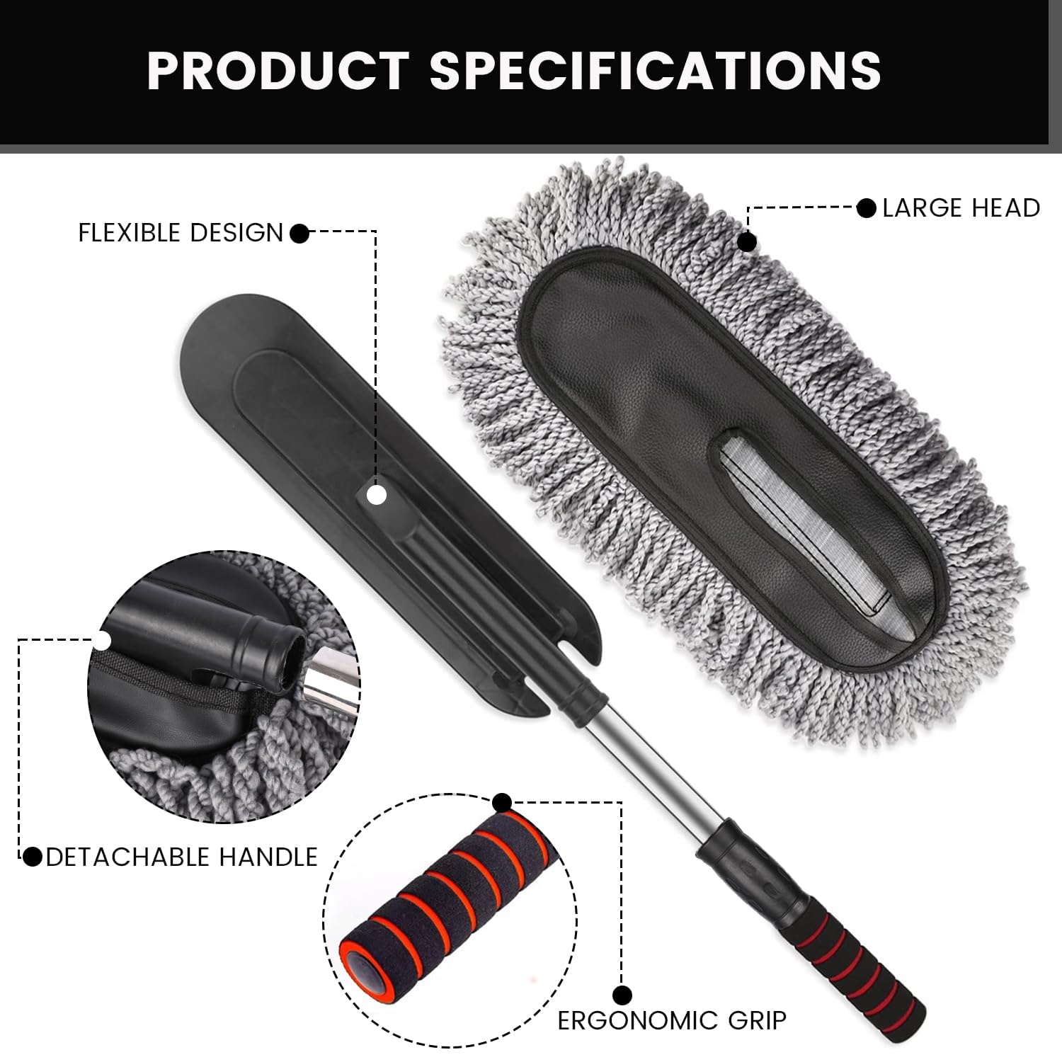 Microfiber™ Car Cleaning Brush - Kridhva S